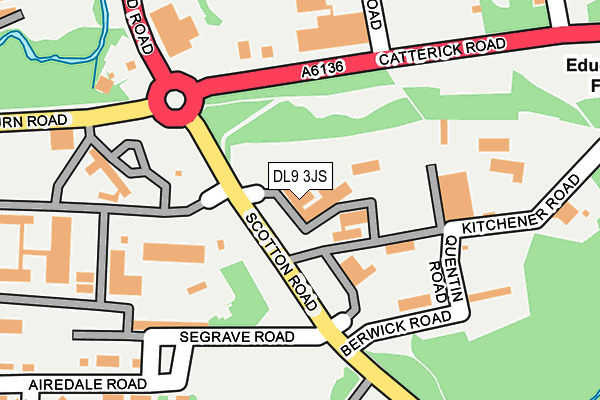 DL9 3JS map - OS OpenMap – Local (Ordnance Survey)