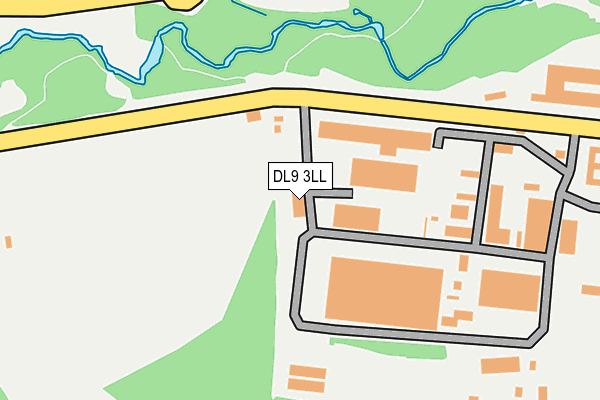 DL9 3LL map - OS OpenMap – Local (Ordnance Survey)