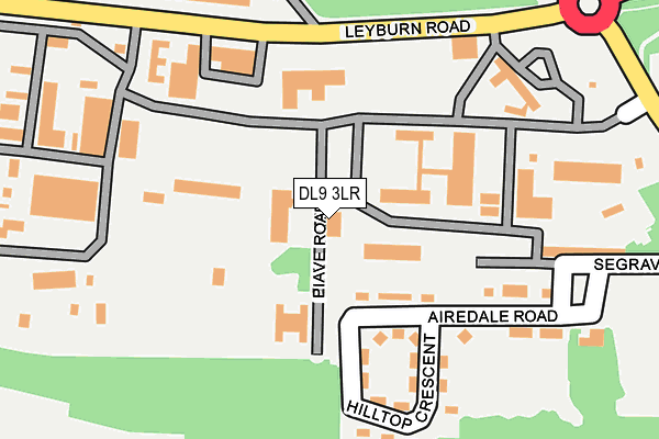 DL9 3LR map - OS OpenMap – Local (Ordnance Survey)