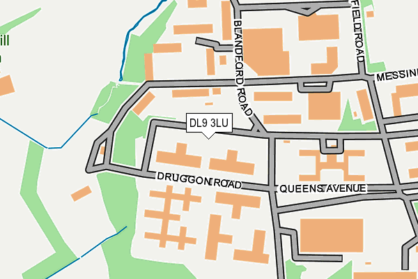 DL9 3LU map - OS OpenMap – Local (Ordnance Survey)