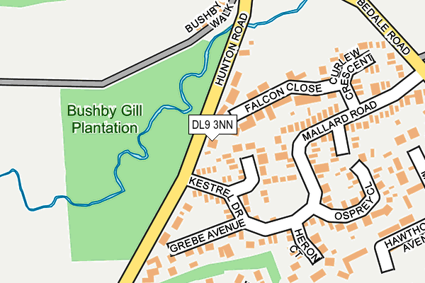 DL9 3NN map - OS OpenMap – Local (Ordnance Survey)