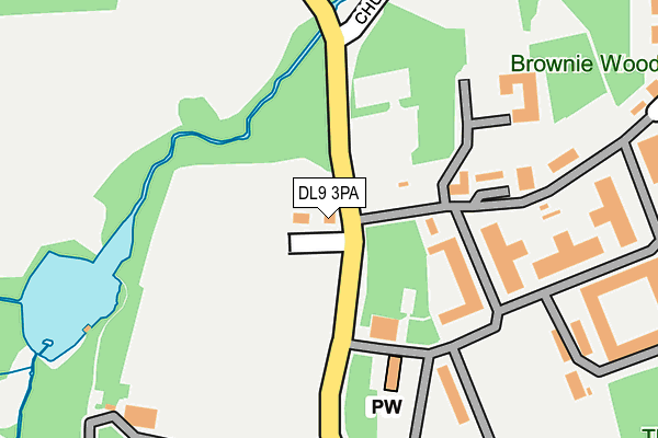 DL9 3PA map - OS OpenMap – Local (Ordnance Survey)