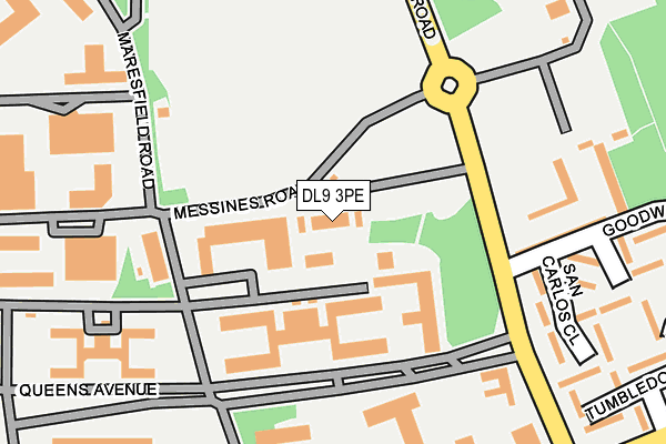 DL9 3PE map - OS OpenMap – Local (Ordnance Survey)