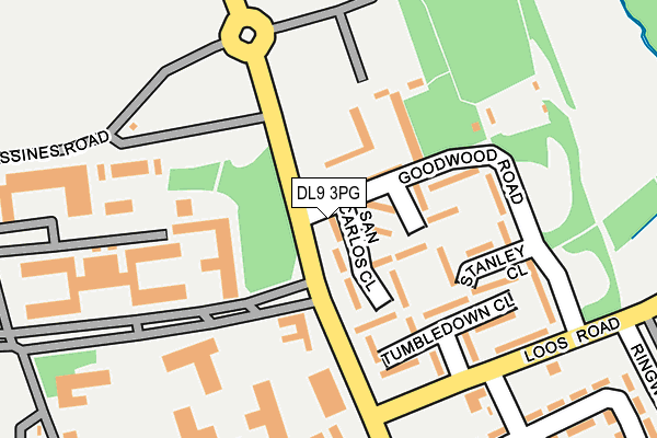 DL9 3PG map - OS OpenMap – Local (Ordnance Survey)