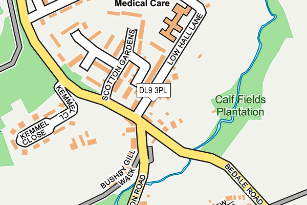 DL9 3PL map - OS OpenMap – Local (Ordnance Survey)