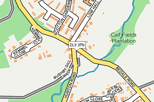 DL9 3PN map - OS OpenMap – Local (Ordnance Survey)