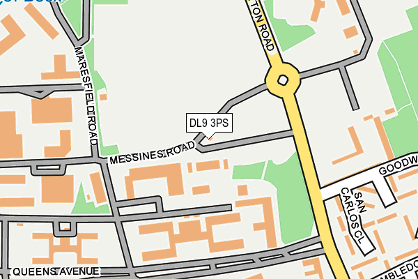 DL9 3PS map - OS OpenMap – Local (Ordnance Survey)