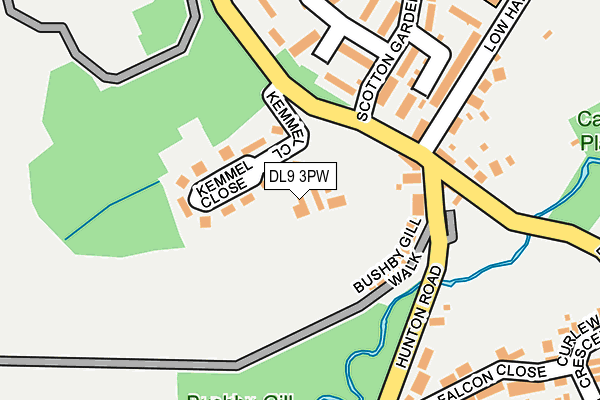 DL9 3PW map - OS OpenMap – Local (Ordnance Survey)