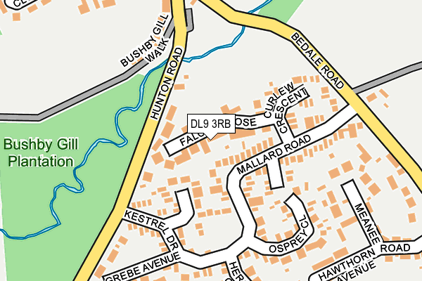 DL9 3RB map - OS OpenMap – Local (Ordnance Survey)