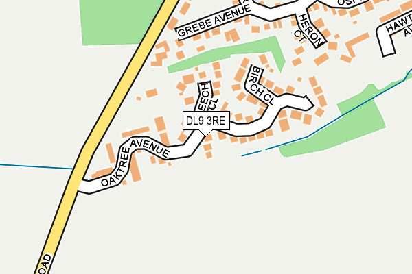 DL9 3RE map - OS OpenMap – Local (Ordnance Survey)
