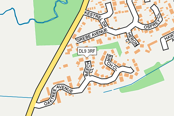 DL9 3RF map - OS OpenMap – Local (Ordnance Survey)