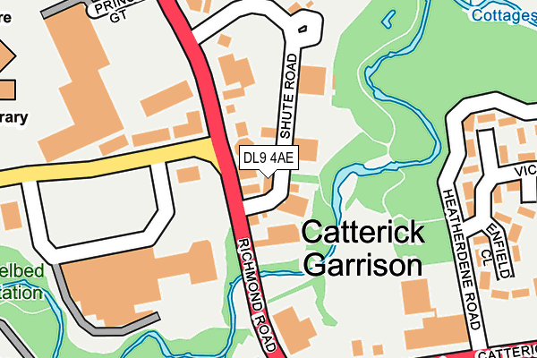 Map of THE ASHA TANDOORI (GARRISON) LIMITED at local scale