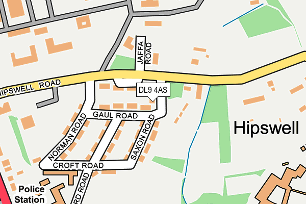 DL9 4AS map - OS OpenMap – Local (Ordnance Survey)