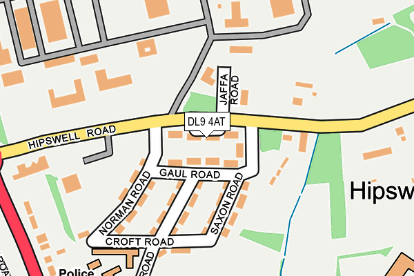 DL9 4AT map - OS OpenMap – Local (Ordnance Survey)