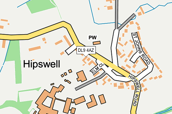 DL9 4AZ map - OS OpenMap – Local (Ordnance Survey)