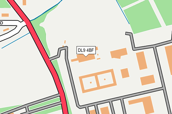 DL9 4BF map - OS OpenMap – Local (Ordnance Survey)