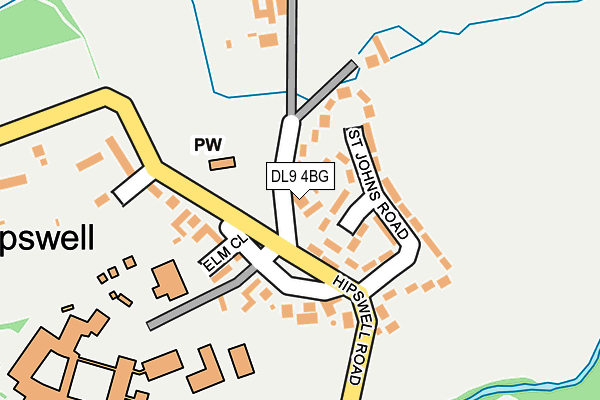 DL9 4BG map - OS OpenMap – Local (Ordnance Survey)