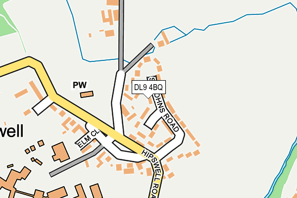 DL9 4BQ map - OS OpenMap – Local (Ordnance Survey)