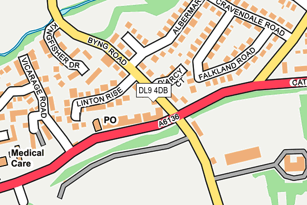 DL9 4DB map - OS OpenMap – Local (Ordnance Survey)