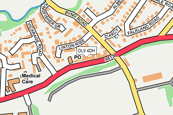 DL9 4DH map - OS OpenMap – Local (Ordnance Survey)
