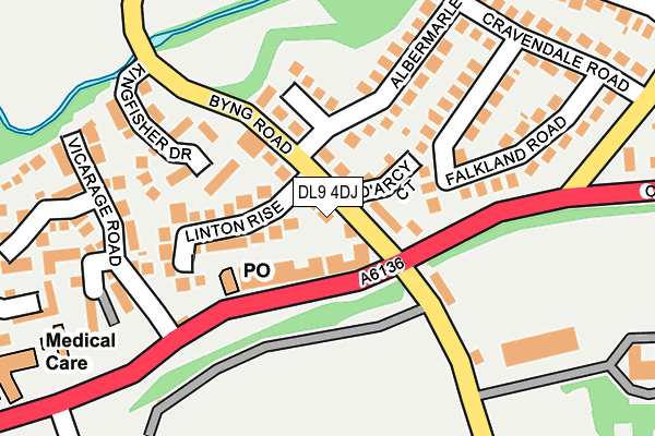 DL9 4DJ map - OS OpenMap – Local (Ordnance Survey)