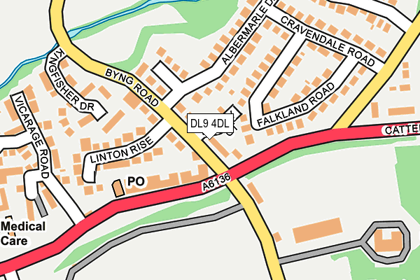 DL9 4DL map - OS OpenMap – Local (Ordnance Survey)