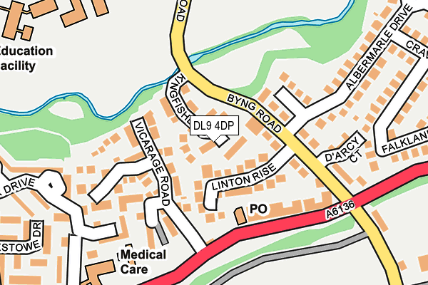 DL9 4DP map - OS OpenMap – Local (Ordnance Survey)