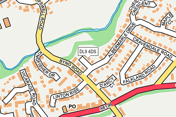 DL9 4DS map - OS OpenMap – Local (Ordnance Survey)