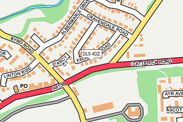 DL9 4DZ map - OS OpenMap – Local (Ordnance Survey)