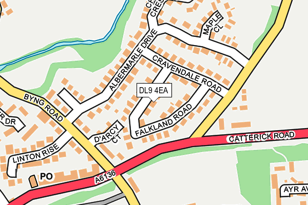 DL9 4EA map - OS OpenMap – Local (Ordnance Survey)