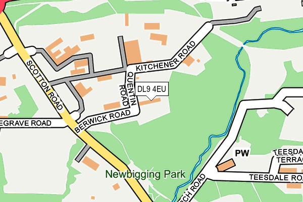 DL9 4EU map - OS OpenMap – Local (Ordnance Survey)
