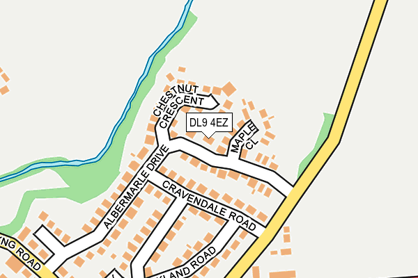 DL9 4EZ map - OS OpenMap – Local (Ordnance Survey)