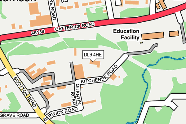DL9 4HE map - OS OpenMap – Local (Ordnance Survey)