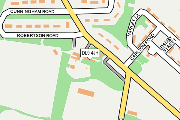 DL9 4JH map - OS OpenMap – Local (Ordnance Survey)