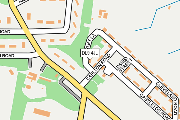 DL9 4JL map - OS OpenMap – Local (Ordnance Survey)