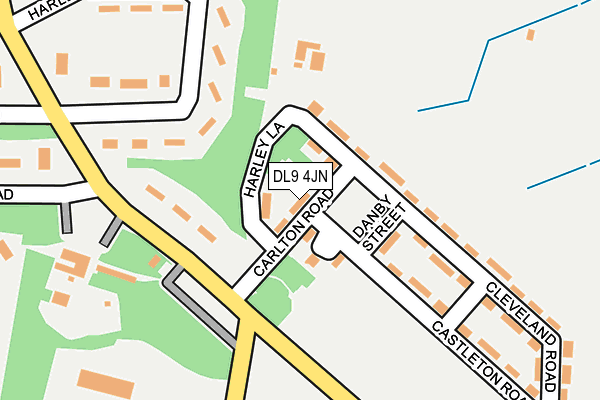 DL9 4JN map - OS OpenMap – Local (Ordnance Survey)
