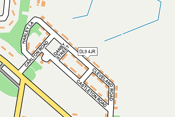 DL9 4JR map - OS OpenMap – Local (Ordnance Survey)