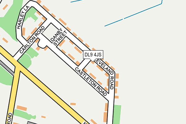 DL9 4JS map - OS OpenMap – Local (Ordnance Survey)