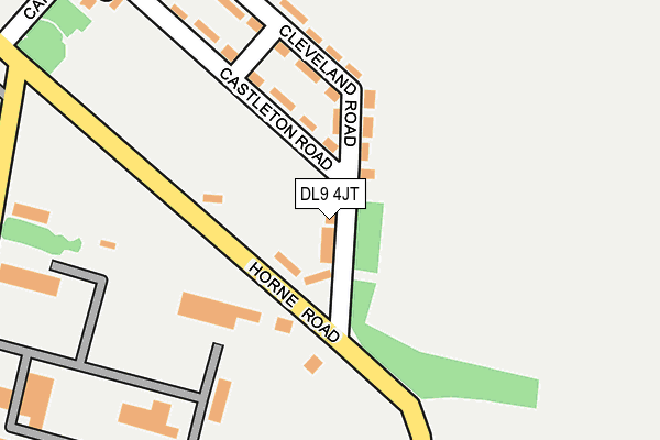 DL9 4JT map - OS OpenMap – Local (Ordnance Survey)