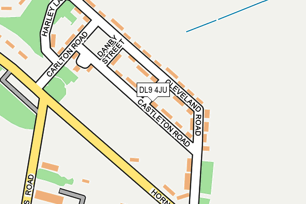 DL9 4JU map - OS OpenMap – Local (Ordnance Survey)