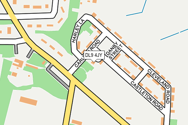 DL9 4JY map - OS OpenMap – Local (Ordnance Survey)
