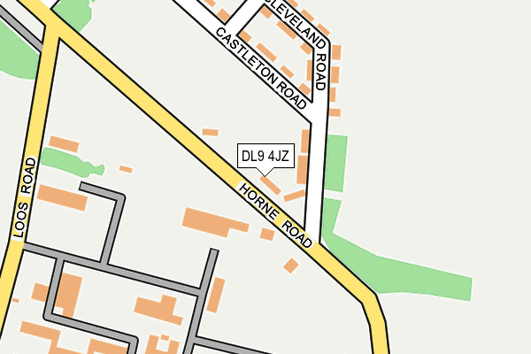 DL9 4JZ map - OS OpenMap – Local (Ordnance Survey)