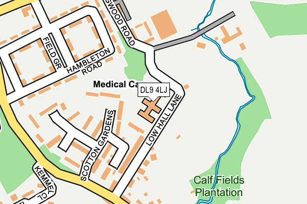 DL9 4LJ map - OS OpenMap – Local (Ordnance Survey)
