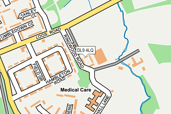 DL9 4LQ map - OS OpenMap – Local (Ordnance Survey)