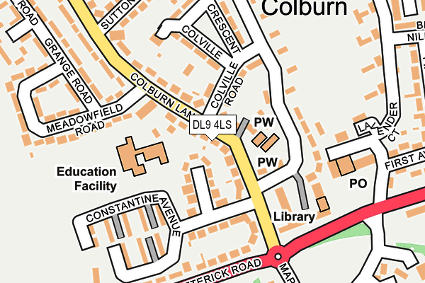 DL9 4LS map - OS OpenMap – Local (Ordnance Survey)