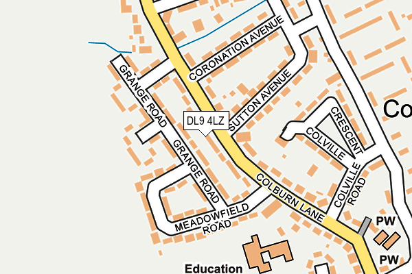DL9 4LZ map - OS OpenMap – Local (Ordnance Survey)