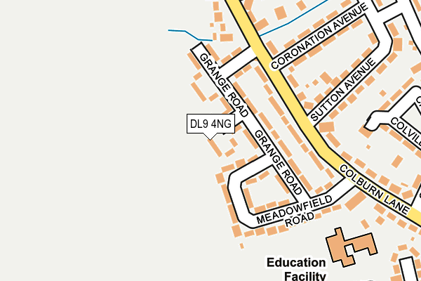 DL9 4NG map - OS OpenMap – Local (Ordnance Survey)