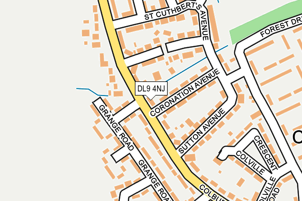 DL9 4NJ map - OS OpenMap – Local (Ordnance Survey)