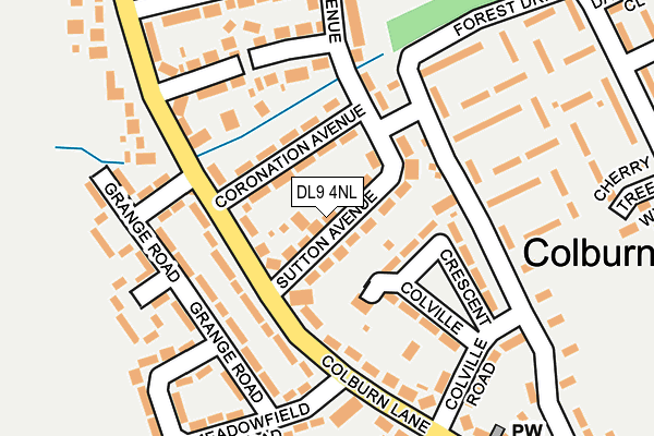 DL9 4NL map - OS OpenMap – Local (Ordnance Survey)