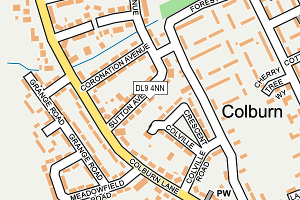 DL9 4NN map - OS OpenMap – Local (Ordnance Survey)